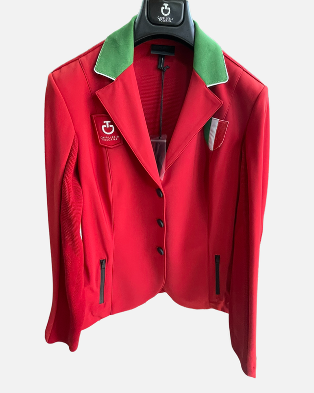 GIACCA DONNA CAVALLERIA TOSCANA ROSSA GIACCA DONNA CAVALLERIA TOSCANA ROSSA