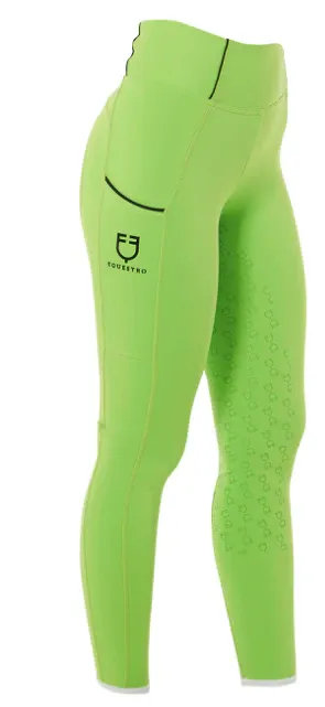 LEGGINGS BAMBINA EQUESTRO GREEN LIME LEGGINGS BAMBINA EQUESTRO GREEN LIME