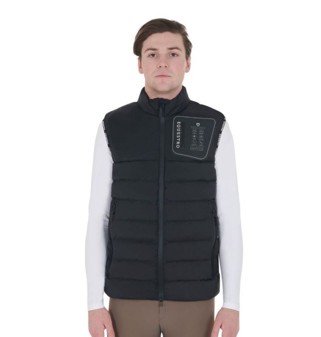 GILET UOMO EQUESTRO CON LOGO SILICONICO