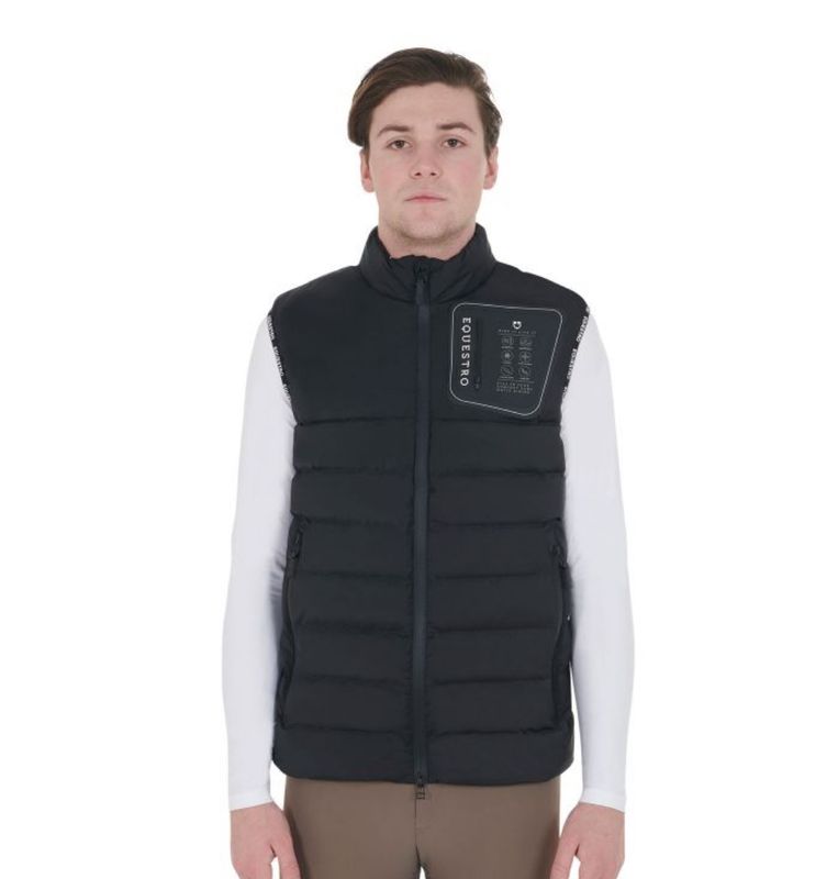 GILET UOMO EQUESTRO CON LOGO SILICONICO GILET UOMO EQUESTRO CON LOGO SILICONICO