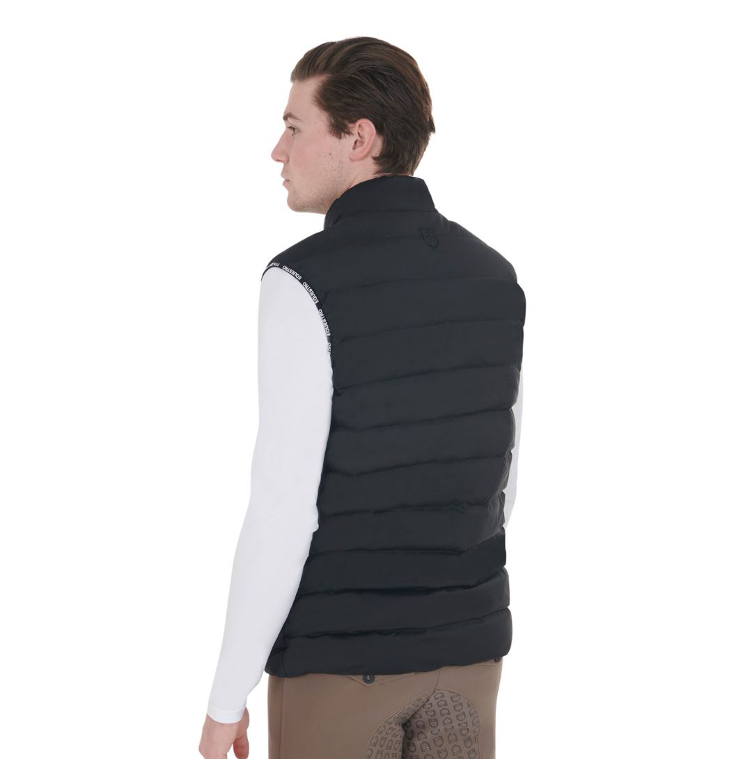 GILET UOMO EQUESTRO CON LOGO SILICONICO