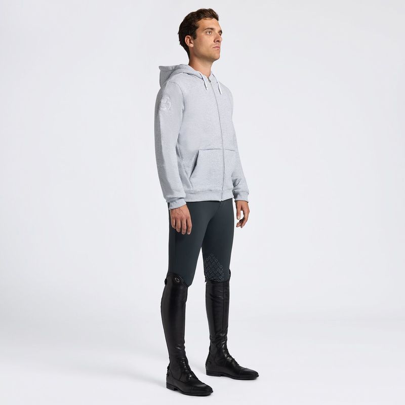 FELPA UOMO CAVALLERIA TOSCANA CON CAPPUCCIO E ZIP FELPA UOMO CAVALLERIA TOSCANA CON CAPPUCCIO E ZIP