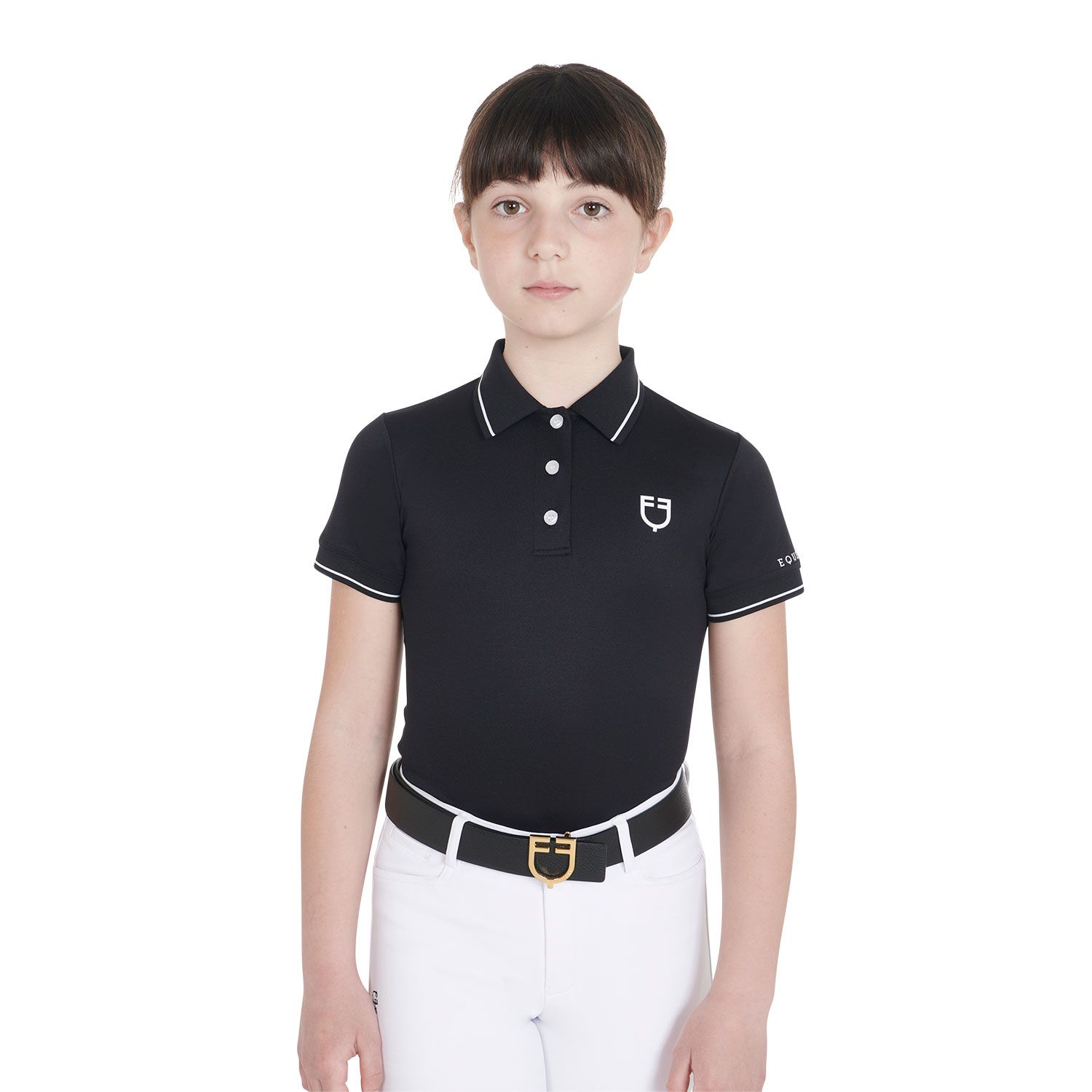 POLO UNISEX BAMBINI IN TESSUTO TECNICO EQUESTRO