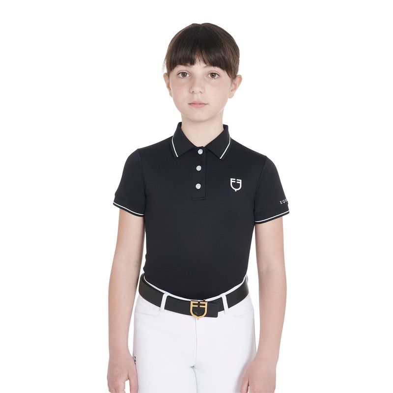 POLO UNISEX BAMBINI IN TESSUTO TECNICO EQUESTRO POLO UNISEX BAMBINI IN TESSUTO TECNICO EQUESTRO