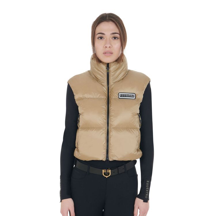 SMANICATO DONNA CORTO CON ZIP BEIGE EQUESTRO SMANICATO DONNA CORTO CON ZIP BEIGE EQUESTRO