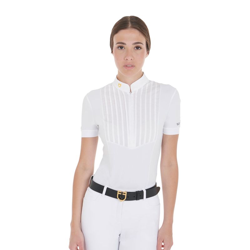 POLO DONNA DA CONCORSO PLISSETTATA EQUESTRO POLO DONNA DA CONCORSO PLISSETTATA EQUESTRO