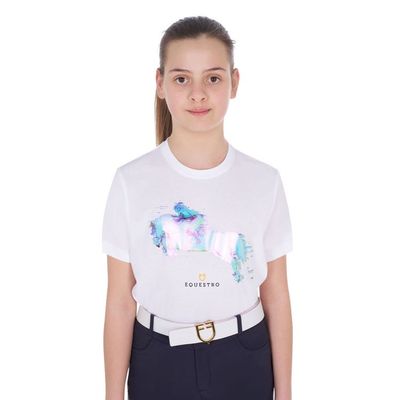 T SHIRT BAMBINA JUMP EQUESTRO