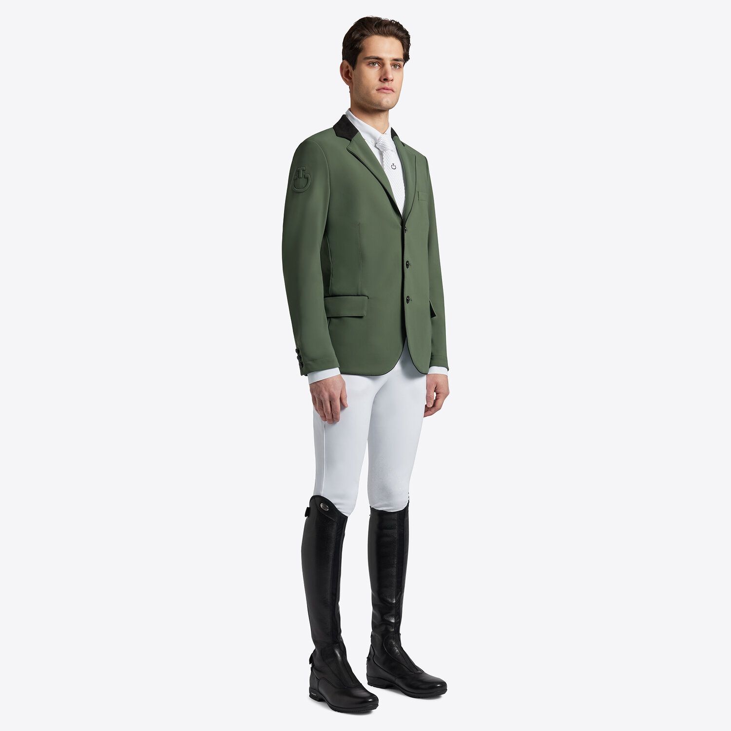 GIACCA DA COMPETIZIONE UOMO CAVALLERIA TOSCANA VERDE BOSCO