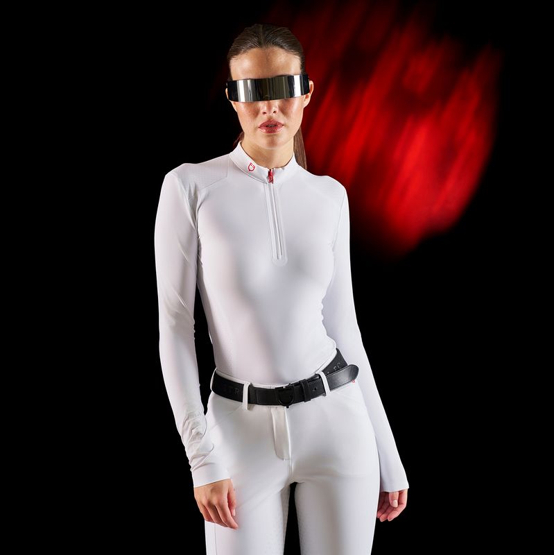 POLO CONCORSO DONNA EQUESTRO RIDETECHNOLOGY MANICA LUNGA