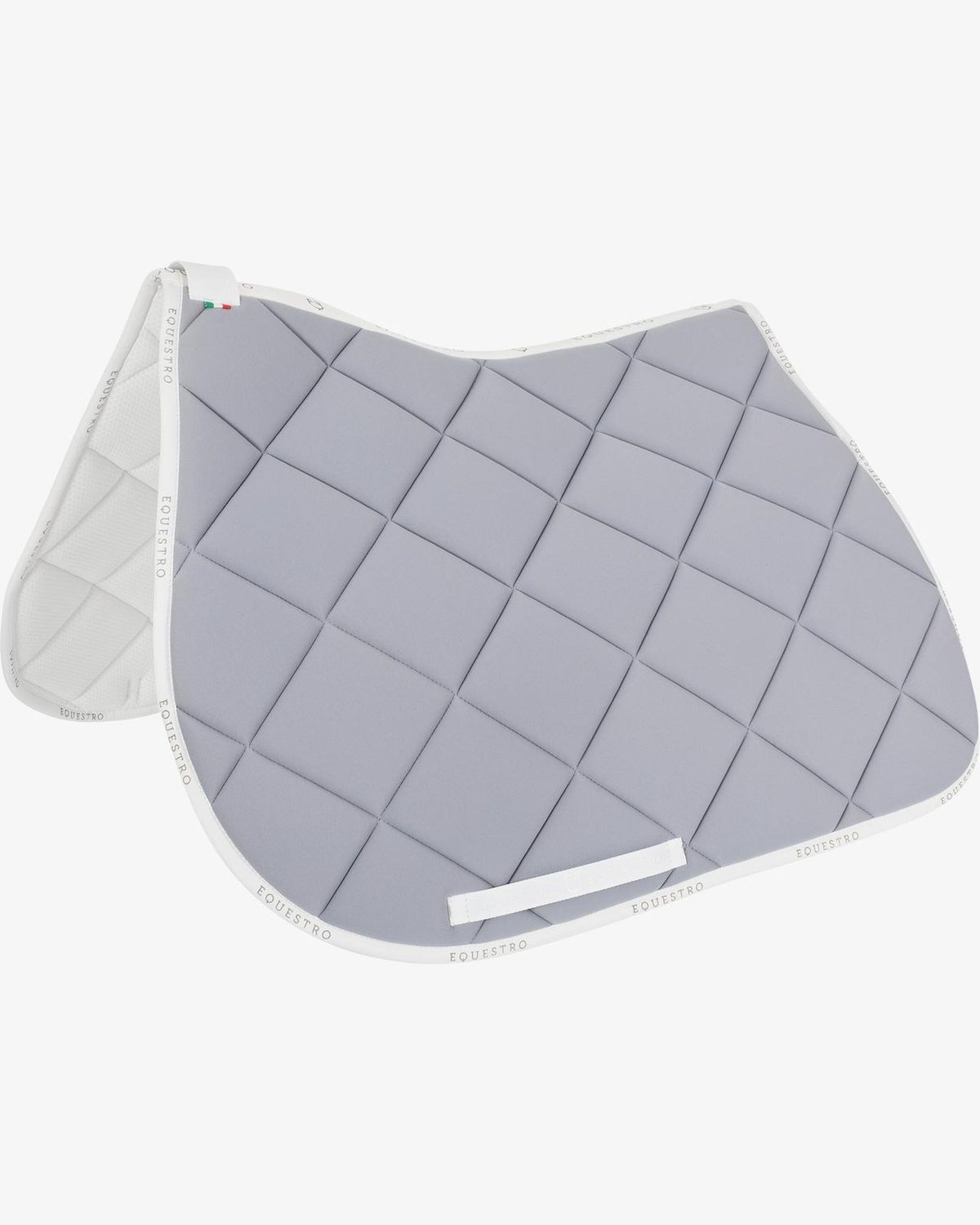SET SOTTOSELLA E CUFFIA IN TESSUTO TECNICO EQUESTRO GRIGIO