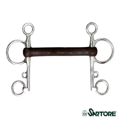 PELHAM GOMMA FLESSIBILE E INOX  MM135