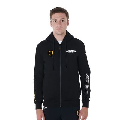FELPA UOMO CON CAPPUCCIO IN PILE SCUDERIA EQUESTRO FELPA UOMO CON CAPPUCCIO IN PILE SCUDERIA EQUESTRO