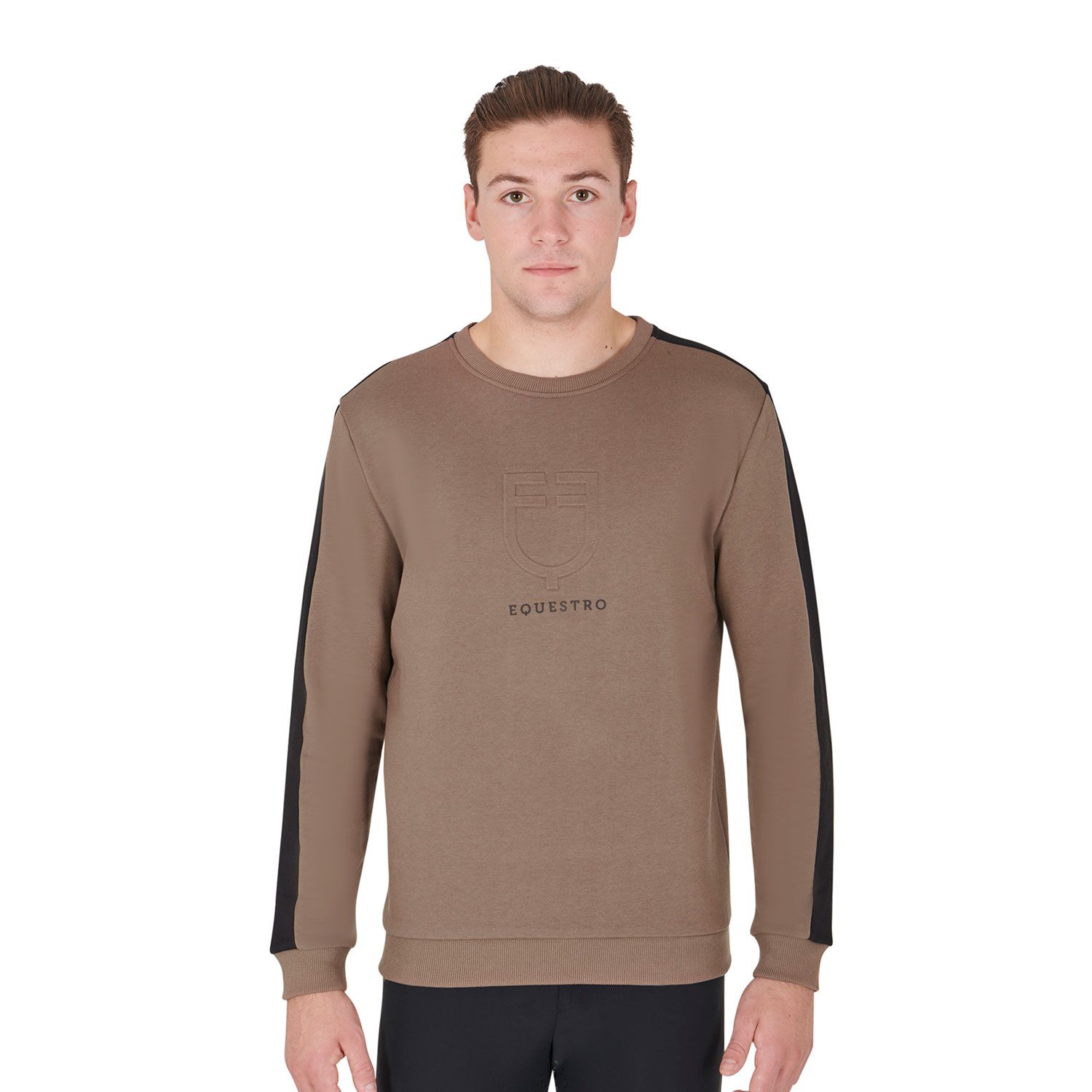 FELPA IN COTONE CON LOGO EQUESTRO
