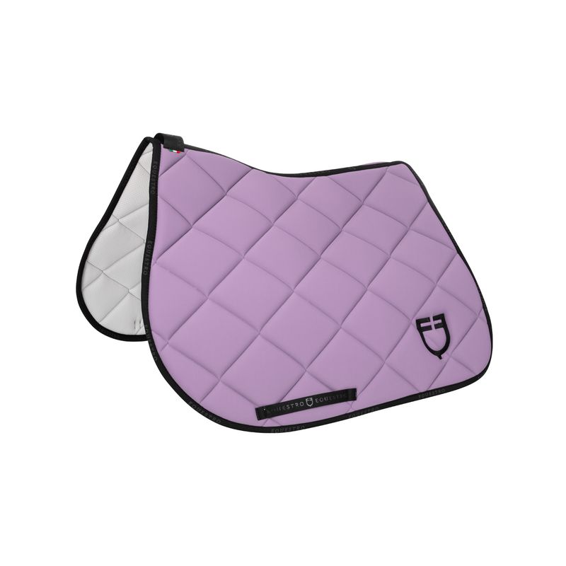 SET SOTTOSELLA E CUFFIA GP CON LOGO EQUESTRO LILLA SET SOTTOSELLA E CUFFIA GP CON LOGO EQUESTRO LILLA