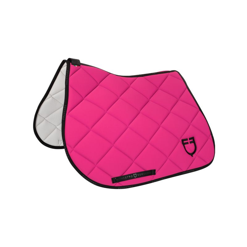 SET SOTTOSELLA E CUFFIA GP CON LOGO EQUESTRO FUCSIA SET SOTTOSELLA E CUFFIA GP CON LOGO EQUESTRO FUCSIA