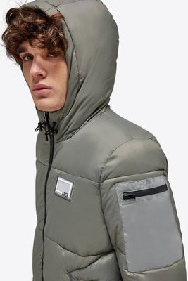 PIUMINO UOMO CON CAPPUCCIO RG