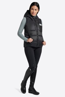 GILET DONNA CON CAPPUCCIO RG