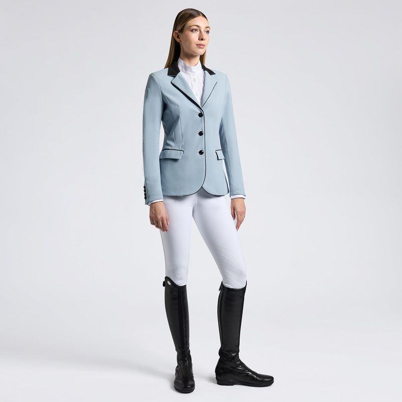 GIACCA DA CONCORSO TRAFORATA DONNA CAVALLERIA TOSCANA CELESTE