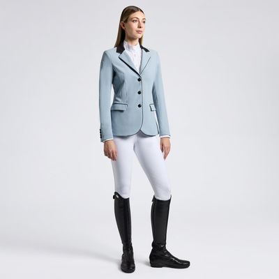 GIACCA DA CONCORSO TRAFORATA DONNA CAVALLERIA TOSCANA CELESTE