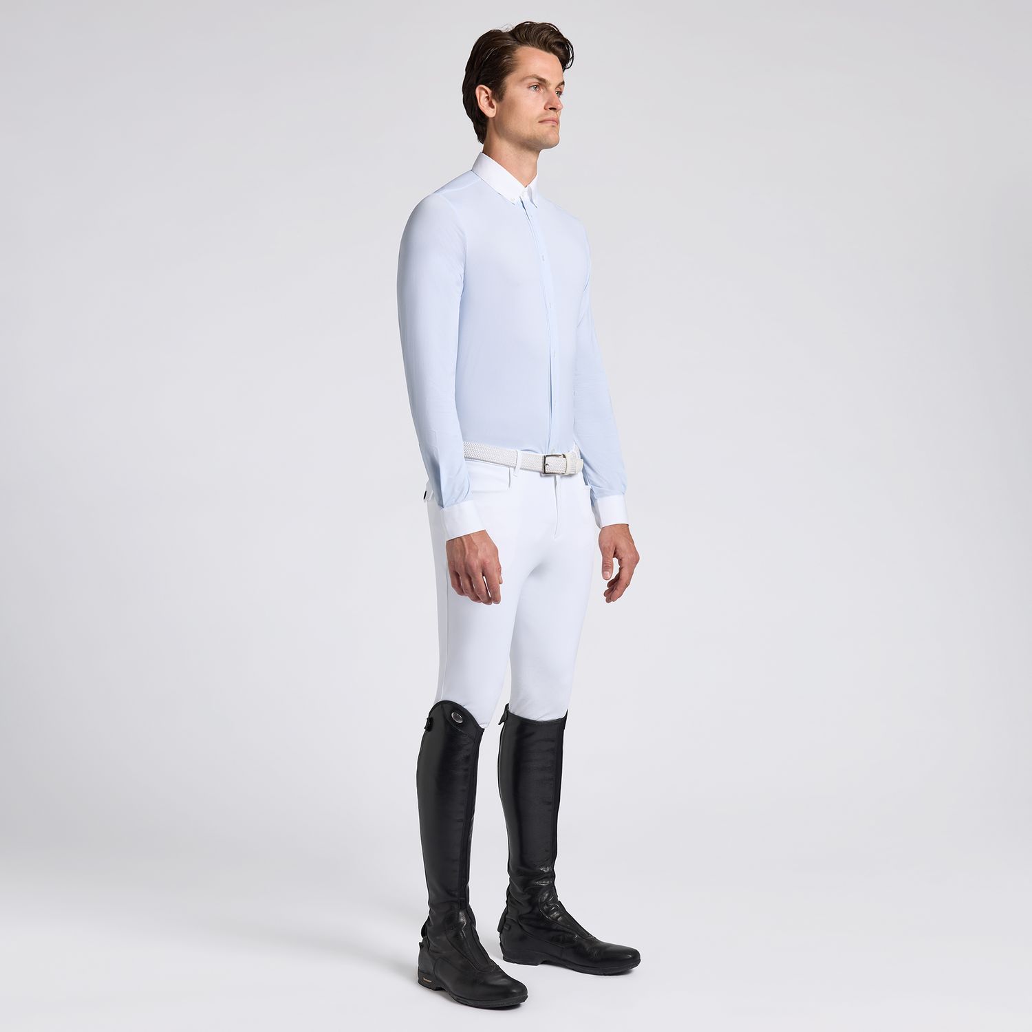 CAMICIA DA CONCORSO UOMO CAVALLERIA TOSCANA CELESTE