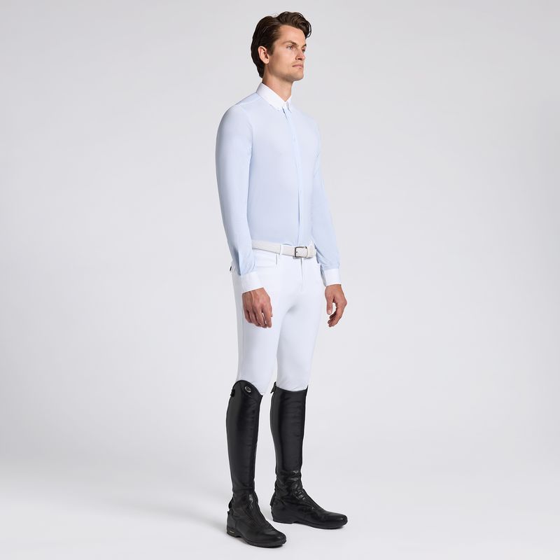 CAMICIA DA CONCORSO UOMO CAVALLERIA TOSCANA CELESTE