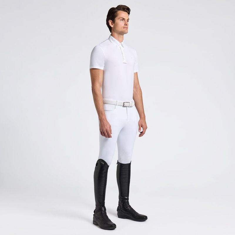 POLO DA CONCORSO UOMO CAVALLERIA TOSCANA CELESTE POLO DA CONCORSO UOMO CAVALLERIA TOSCANA CELESTE