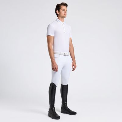 POLO DA CONCORSO UOMO CAVALLERIA TOSCANA CELESTE POLO DA CONCORSO UOMO CAVALLERIA TOSCANA CELESTE