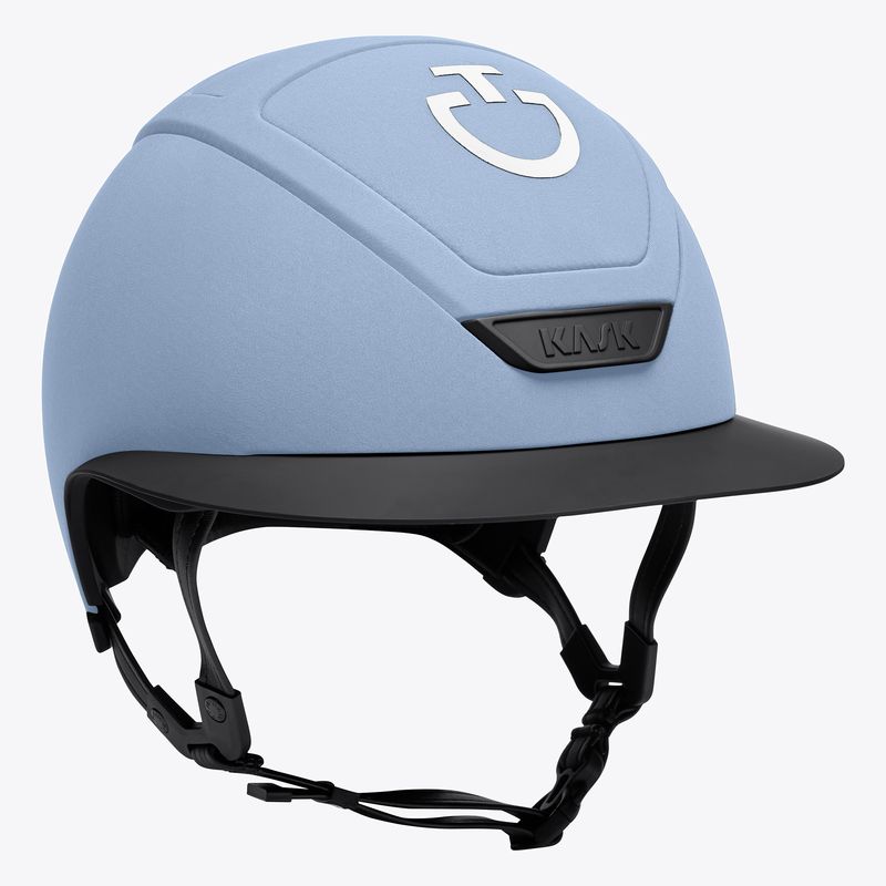 CASCO CAVALLERIA TOSCANA CELESTE VISIERA POLO CASCO CAVALLERIA TOSCANA CELESTE VISIERA POLO