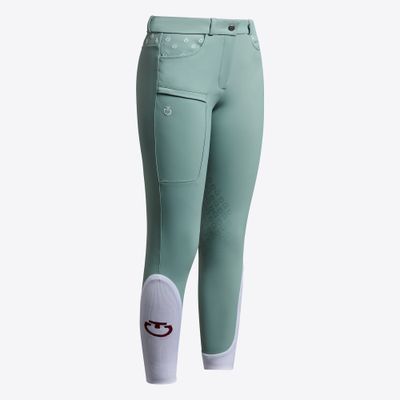 PANTALONE BAMBINA JUMPING CON GRIP AL GINOCCHIO CAVALLERIA TOSCANA