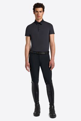 POLO DA ALLENAMENTO UOMO MANICA CORTA RG GRIGIO SCURO