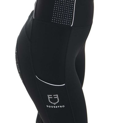 LEGGINGS DONNA CON STRASS EQUESTRO NERO LEGGINGS DONNA CON STRASS EQUESTRO NERO