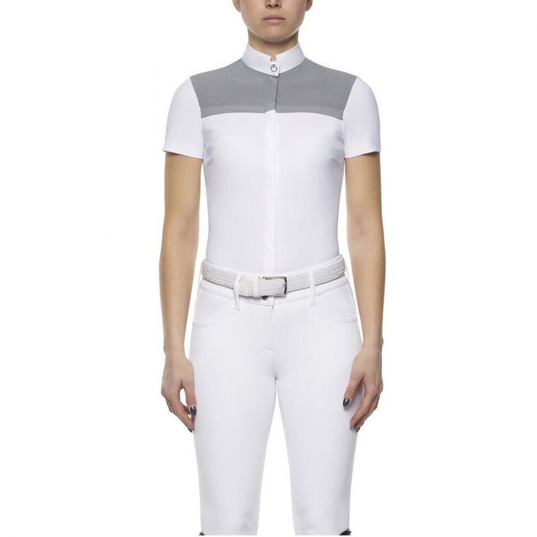 CAMICIA DA COMPETIZIONE TRFORATA GRIGIA CAVALLERIA TOSCANA