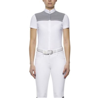 CAMICIA DA COMPETIZIONE TRFORATA GRIGIA CAVALLERIA TOSCANA