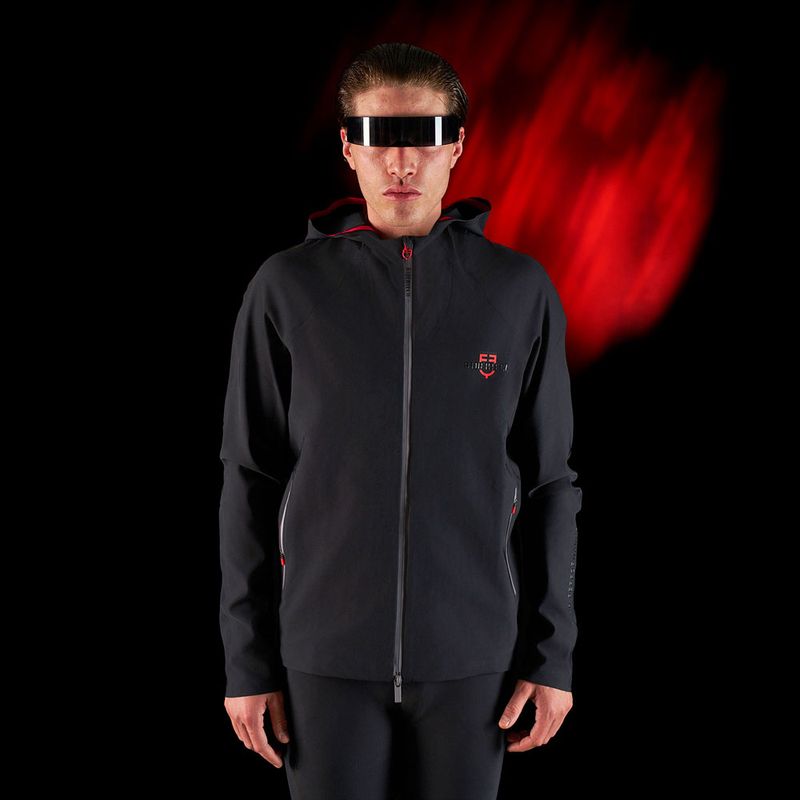 FELPA TECNICA RIDERTECH DA UOMO CON CAPPUCCIO EQUESTRO