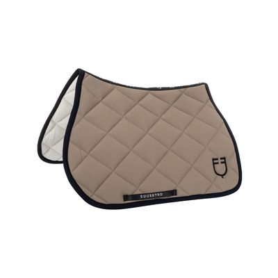 SET SOTTOSELLA E CUFFIA BLACK LIN NOCCIOLA EQUESTRO