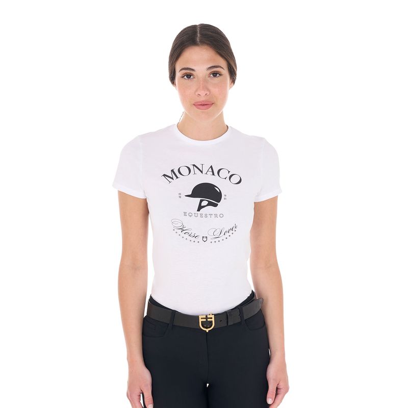 T-SHIRT DONNA MONACO EQUESTRO