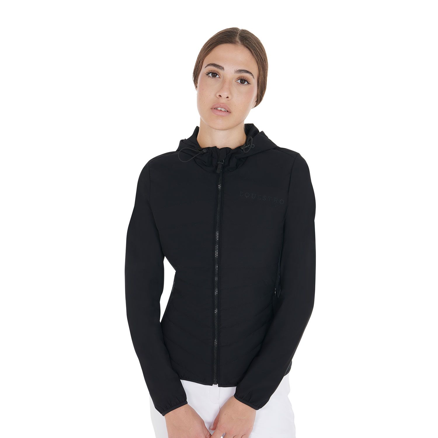 PIUMINO DONNA IN TESSUTO MISTO TECNICO EQUESTRO