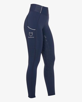 LEGGINGS DONNA CON STRASS EQUESTRO BLU LEGGINGS DONNA CON STRASS EQUESTRO BLU