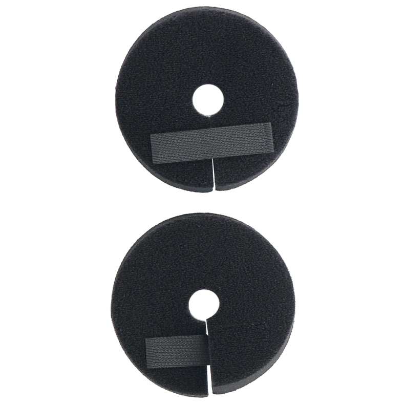 ROSETTE IN NEOPRENE NERE CON VELCRO