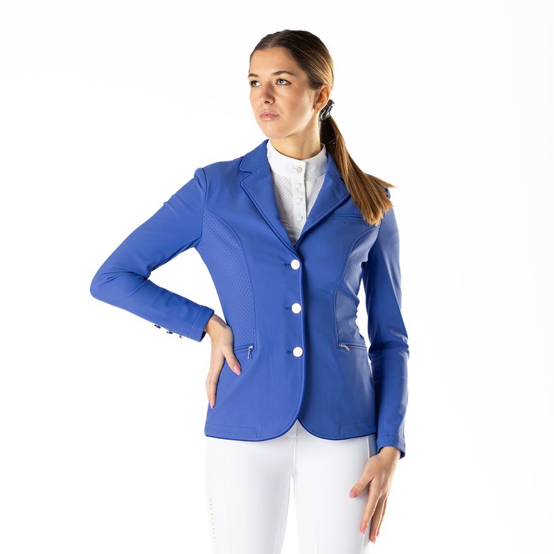 SET GIACCA + SOTTOSELLA + CUFFIA BLU IRIS D'ISTINTO