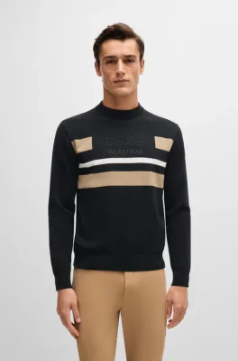 PULLOVER UOMO BRAD NERO HUGO BOSS