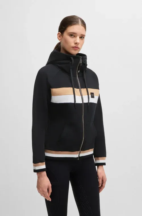 FELPA DONNA RIVA NERA  HUGO BOSS