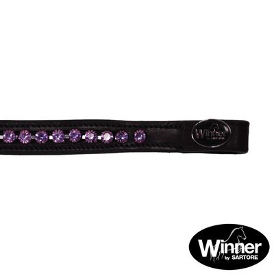 FRONTALINO CON STRASS LILLA