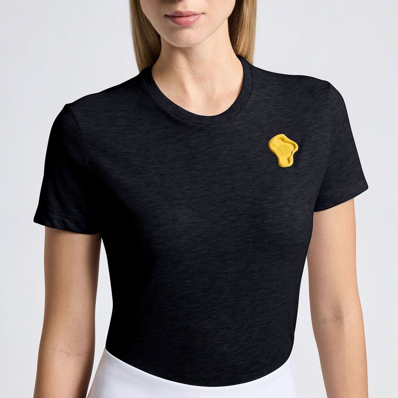 T-SHIRT DONNA CAVALLERIA TOSCANA CON LOGO TERMOAPPICATO