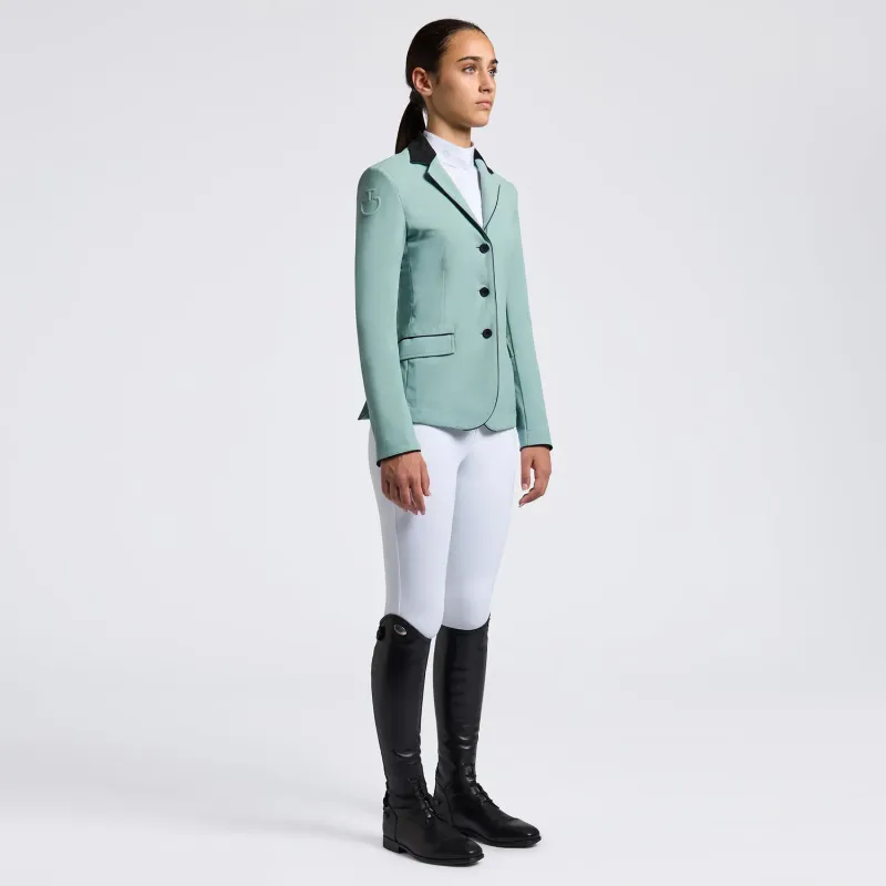 GIACCA DA CONCORSO DA BAMBINA CAVALLERIA TOSCANA VERDE ACQUA