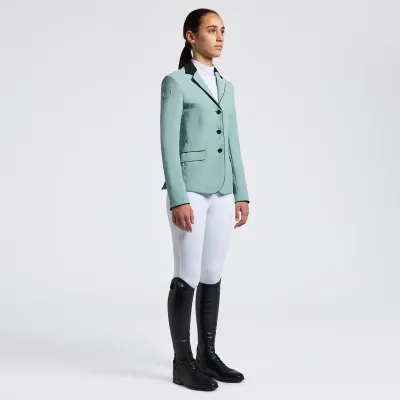GIACCA DA CONCORSO DA BAMBINA CAVALLERIA TOSCANA VERDE ACQUA