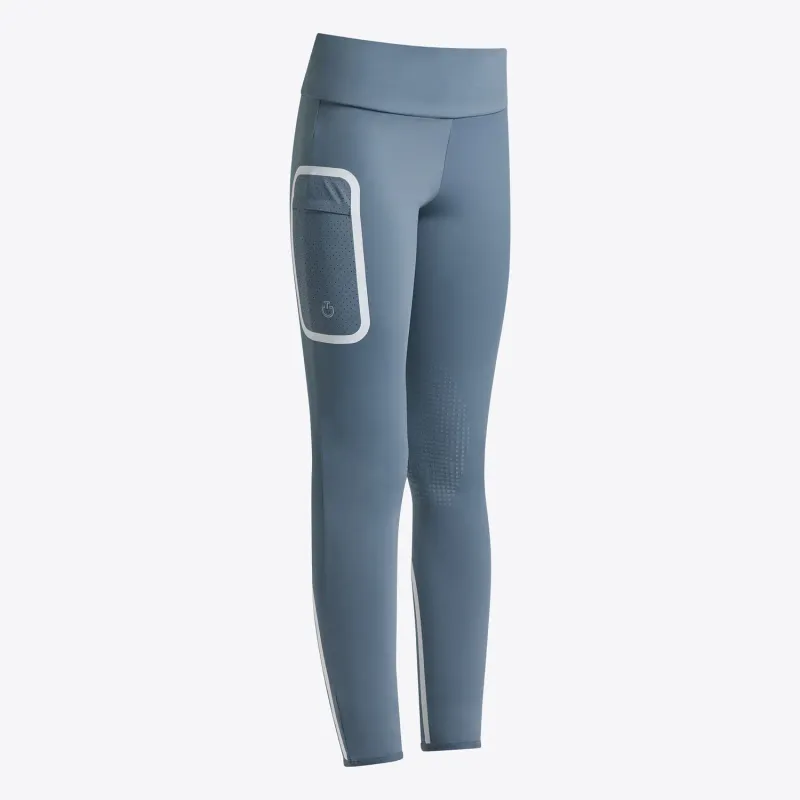 LEGGINGS BAMBINA JUMPING CON GRIP AL GINOCCHIO CAVALLERIA TOSCANA