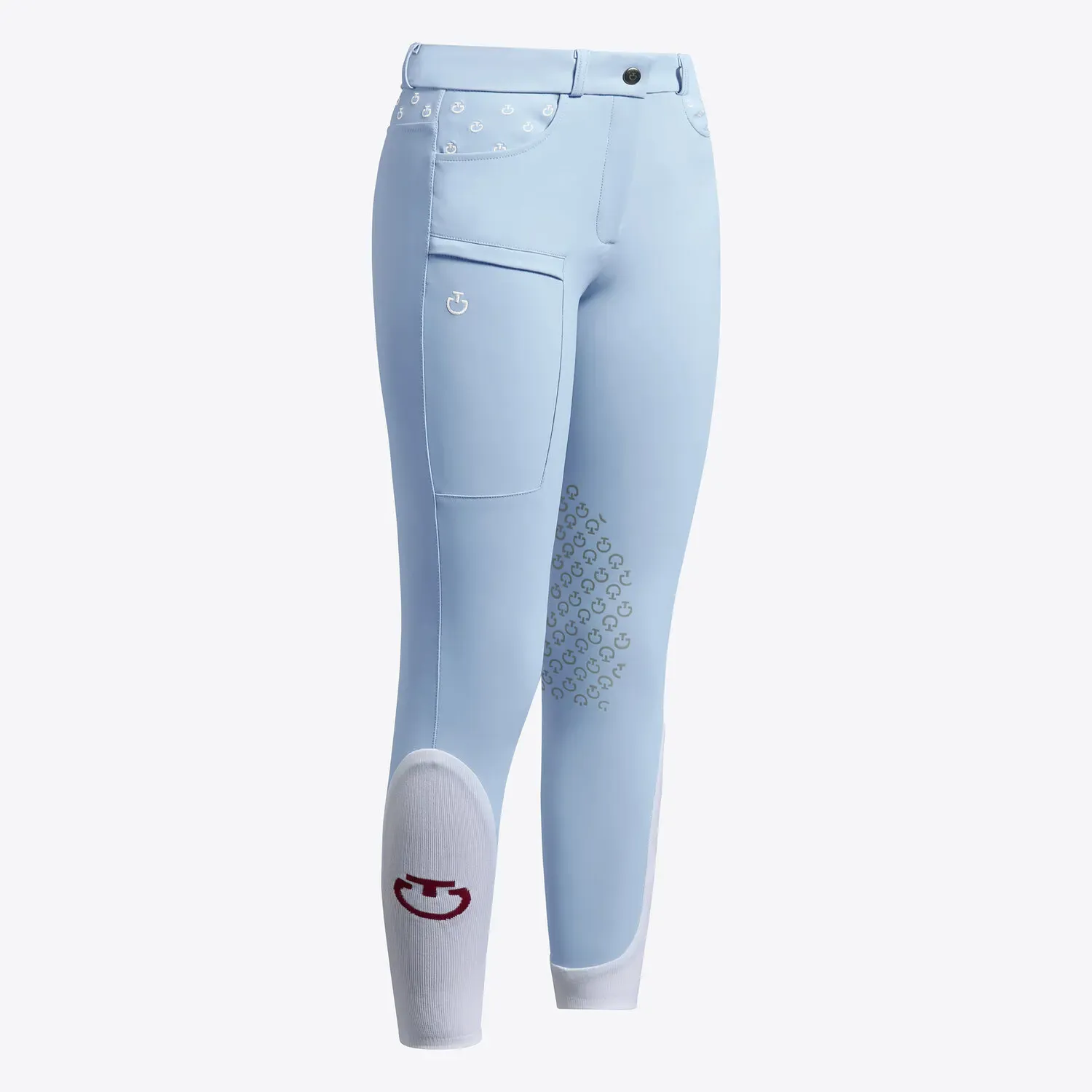 PANTALONI DA BAMBINA CON GRIP AL GINOCCHIO CAVALLERIA TOSCANA