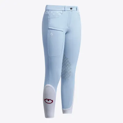 PANTALONI DA BAMBINA CON GRIP AL GINOCCHIO CAVALLERIA TOSCANA