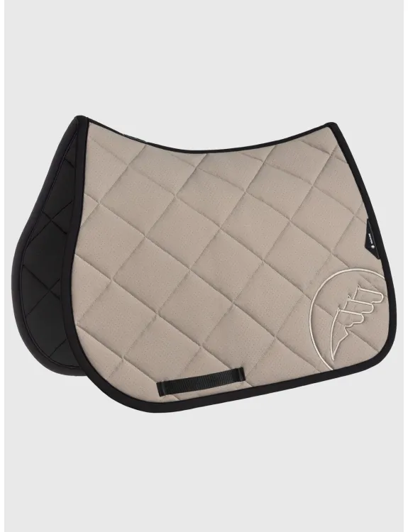 SET SOTTOSELLA + CUFFIA  A ROMBI TORTORA CENAC EQUILINE SET SOTTOSELLA + CUFFIA  A ROMBI TORTORA CENAC EQUILINE